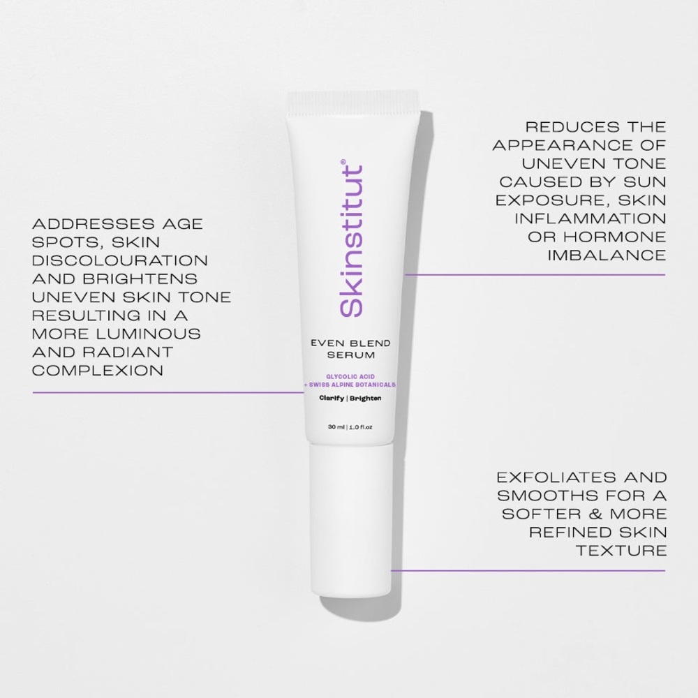 SKINSTITUT EVEN BLEND SERUM CLARIFIES UNEVEN SKIN TONE & PIGMENTATION - 30ML